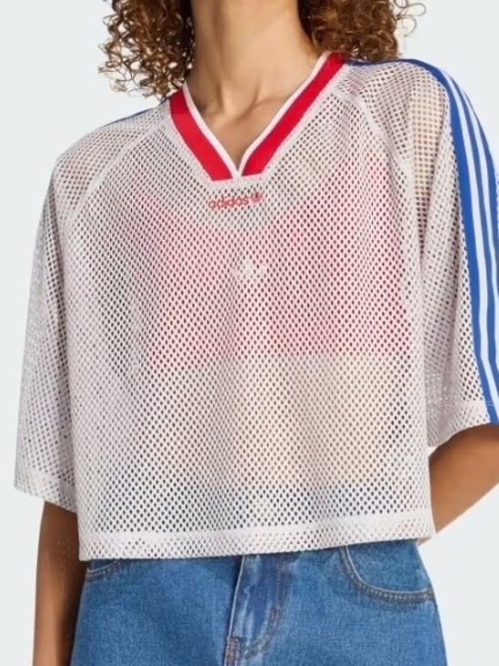 adidas Originals Tops - adidas Originals Mesh Shirt Short Women's Tee
